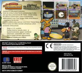 Box back cover for Josefiina Alkupolku: Englannin Kieli - Mysteeri Lontoossa on the Nintendo DS.